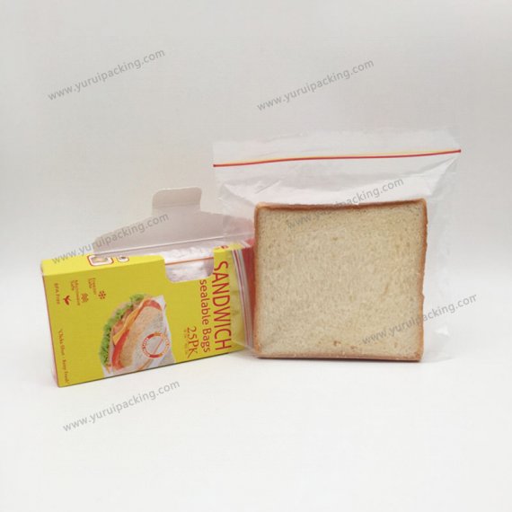Single Zip Sandwich Resealable Bags
