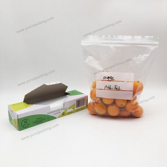 2mil Food Storage Zipper Bags Gallon