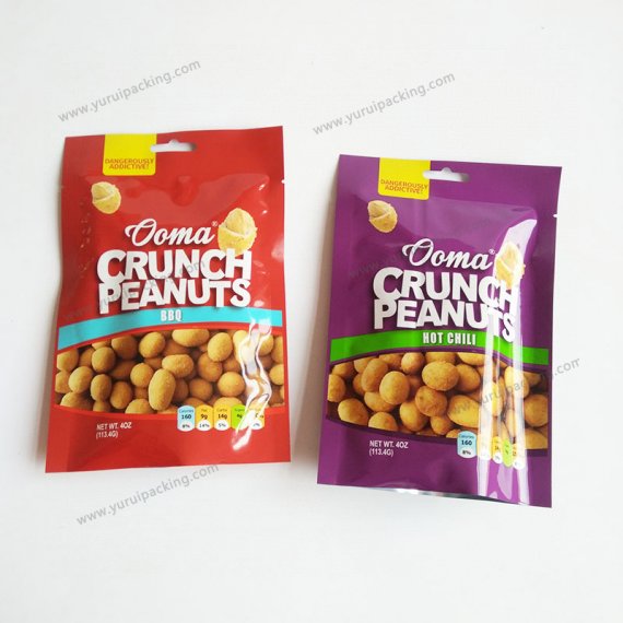 Dried Nuts Packaging Bags With Zipper