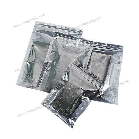 YURUI Custom Plastic Antistatic Storage Packaging Ziplock Bag