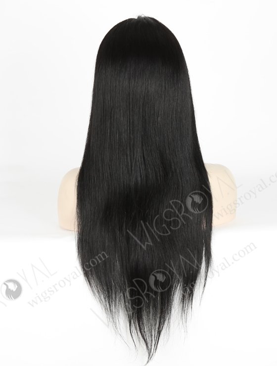 In Stock Brazilian Virgin Hair 20" Straight Color 1# Full Thin Skin Wig FLW-04265-308
