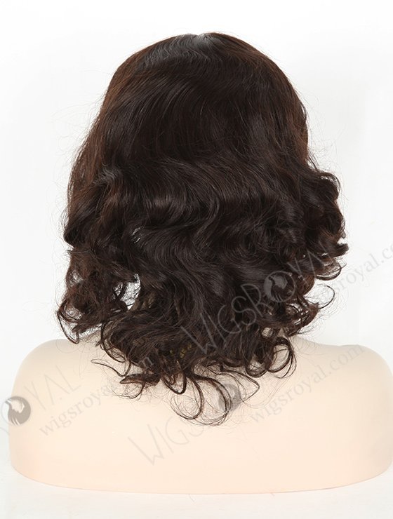 In Stock Malaysian Virgin Hair 14" Big Curl Natural Color Silk Top Glueless Wig GL-03041-253