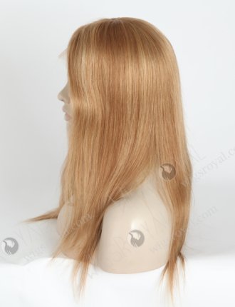 In Stock European Virgin Hair 16" Straight 8a#/24# Color Lace Front Silk Top Glueless Wig GLL-08001