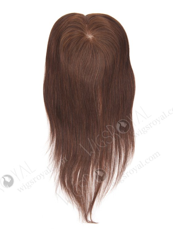 High Quality Remy Hair Crown Toppers Hair Piece | In Stock 5.5"*6" European Virgin Hair 16" Straight Color 2a# Silk Top Hair Topper-040-739