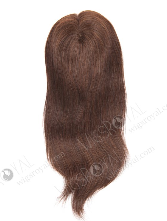 In Stock 7"*7" European Virgin Hair 16" Straight Color 2a# Mono Top Hair Topper-051-366