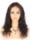 In Stock Indian Remy Hair 18" Natural Wave Natural Color Lace Front Wig SLF-01274