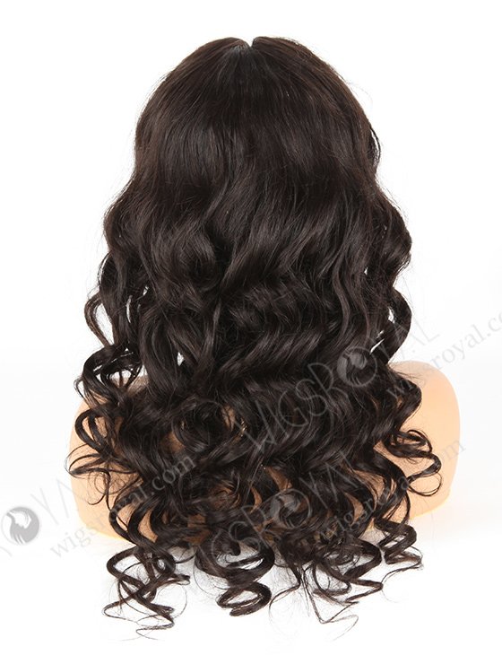 In Stock Indian Remy Hair 22" Ocean Wave Natural Color Lace Front Wig SLF-01286-444