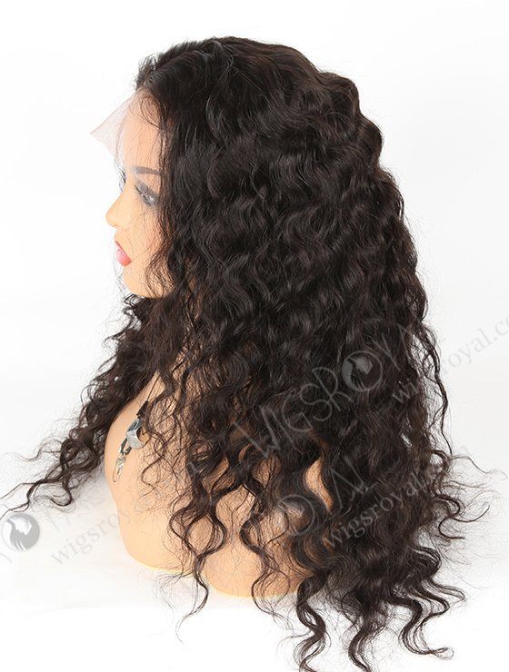 In Stock Indian Remy Hair 22" Deep Body Wave Natural Color Lace Front Wig SLF-01280-546