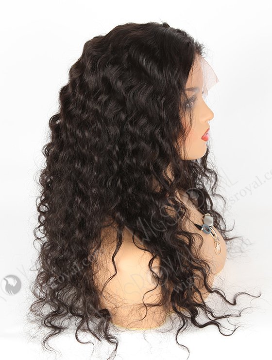 In Stock Indian Remy Hair 22" Deep Body Wave Natural Color Lace Front Wig SLF-01280-547