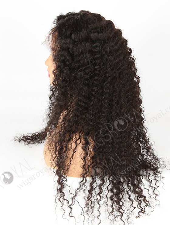 In Stock Indian Remy Hair 24" Deep Wave Natural Color Lace Front Wig SLF-01285-457