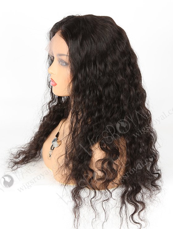 In Stock Indian Remy Hair 24" Deep Body Wave Natural Color Lace Front Wig SLF-01281-521