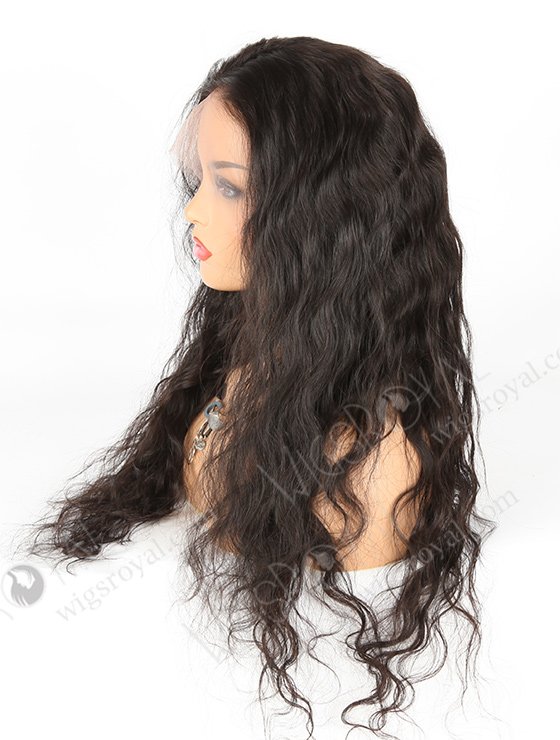In Stock Indian Remy Hair 24" Natural Wave Natural Color Lace Front Wig SLF-01277-598