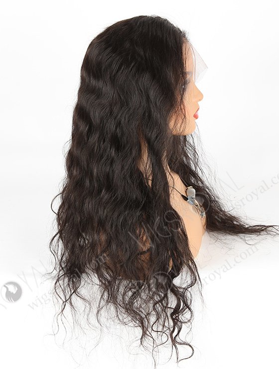 In Stock Indian Remy Hair 24" Natural Wave Natural Color Lace Front Wig SLF-01277-601