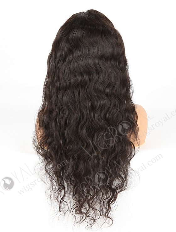 In Stock Indian Remy Hair 24" Natural Wave Natural Color Lace Front Wig SLF-01277-600