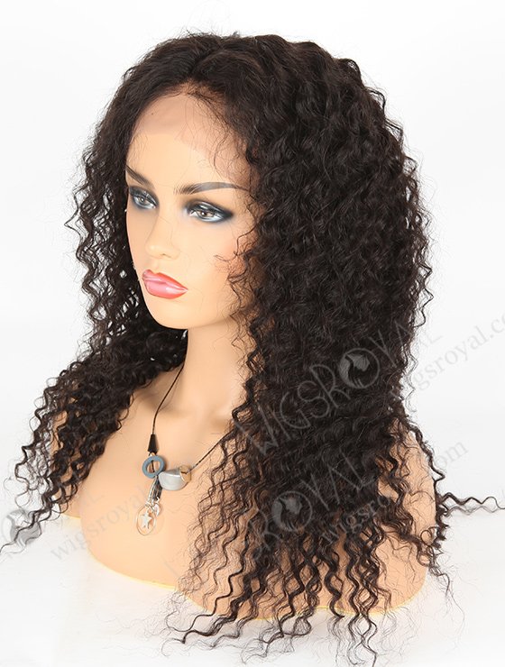 In Stock Indian Remy Hair 20" Deep Wave Natural Color Lace Front Wig SLF-01283-492