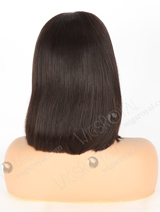 In Stock Indian Remy Hair 12" BOB Straight Natural Color Lace Front Wig SLF-01289-1117