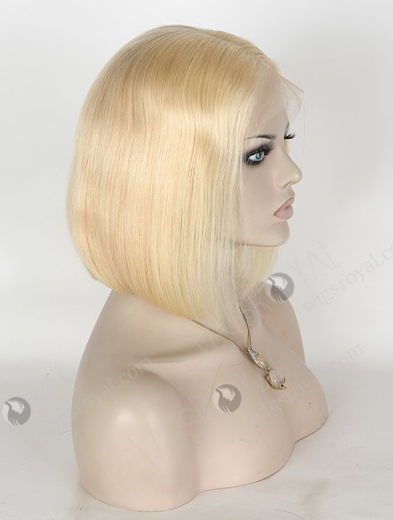 In Stock Indian Remy Hair 10" BOB Straight 613# Color Lace Front Wig SLF-01290-1091