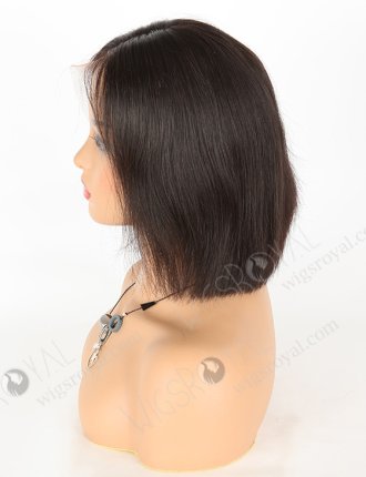 In Stock Indian Remy Hair 10" BOB Straight Natural Color Lace Front Wig SLF-01292