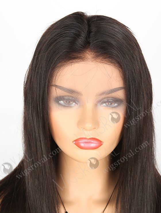In Stock Indian Remy Hair 22" Straight Natural Color Lace Front Wig SLF-01272-938