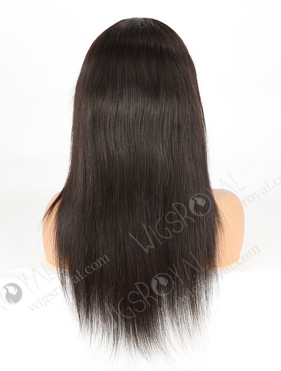 In Stock Indian Remy Hair 18" Straight Natural Color Lace Front Wig SLF-01270-954