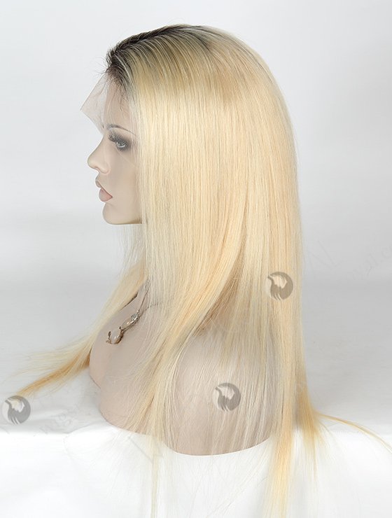 In Stock Indian Remy Hair 18" Straight T-Natural/613# Lace Front Wig SLF-01267-982