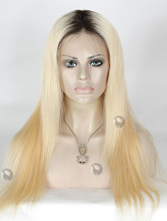 In Stock Indian Remy Hair 20" Straight T-Natural/613# Lace Front Wig SLF-01268-969