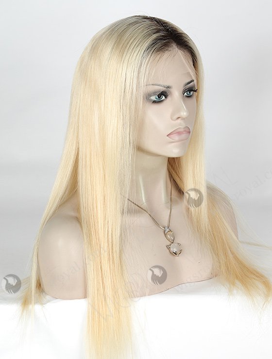 In Stock Indian Remy Hair 20" Straight T-Natural/613# Lace Front Wig SLF-01268-974