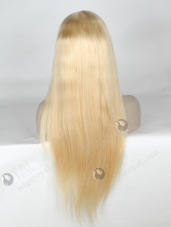 In Stock Indian Remy Hair 24" Straight Color 613# Lace Front Wig SLF-01266-992