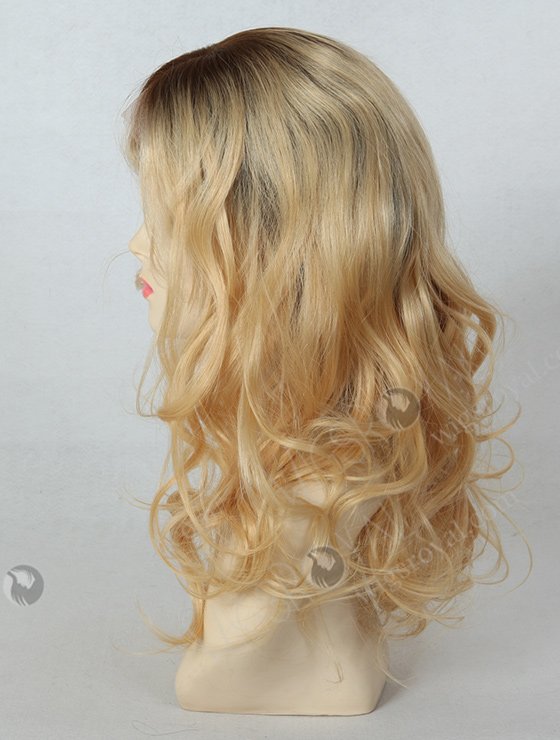 Dark Roots Blonde Curly Wig WR-LW-022-1253
