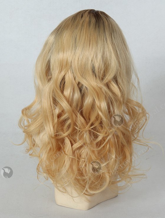 Dark Roots Blonde Curly Wig WR-LW-022-1252