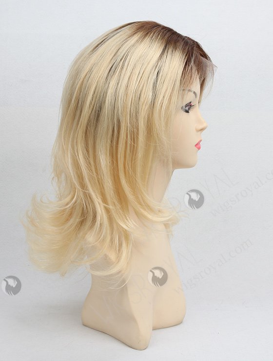 Dark Roots Blonde Layered Lace Wig WR-LW-015-1160