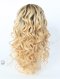 Dark Roots Blonde Curly Wigs For White Women WR-LW-030