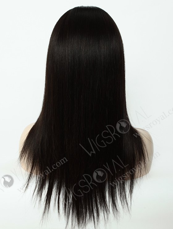 In Stock Malaysian Virgin Hair 16" Straight Natural Color Silk Top Glueless Wig GL-03024-1451