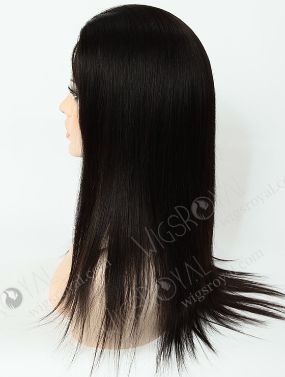 In Stock Malaysian Virgin Hair 16" Straight Natural Color Silk Top Glueless Wig GL-03024-1453