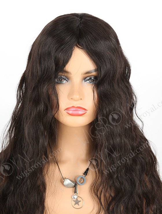 In Stock Malaysian Virgin Hair 22" Natural Straight Natural Color Silk Top Glueless Wig GL-03044-1429