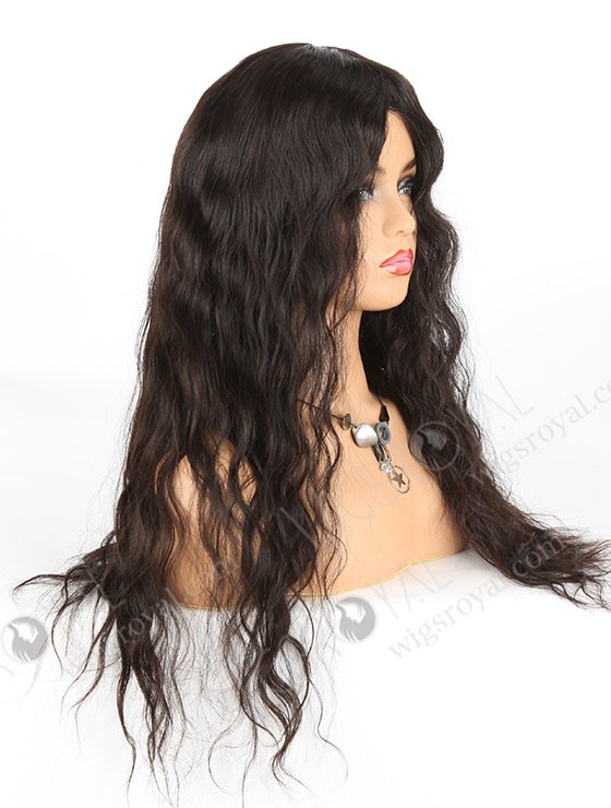 In Stock Malaysian Virgin Hair 22" Natural Straight Natural Color Silk Top Glueless Wig GL-03044-1432