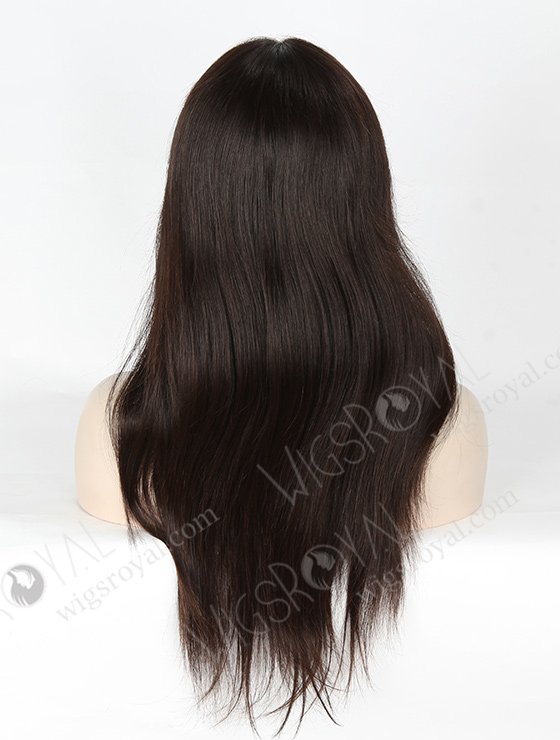 In Stock Malaysian Virgin Hair 18" Straight Natural Color Silk Top Glueless Wig GL-03040-1477