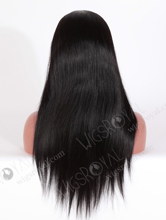In Stock Malaysian Virgin Hair 18" Straight 1b# Color Silk Top Glueless Wig GL-03012-1485