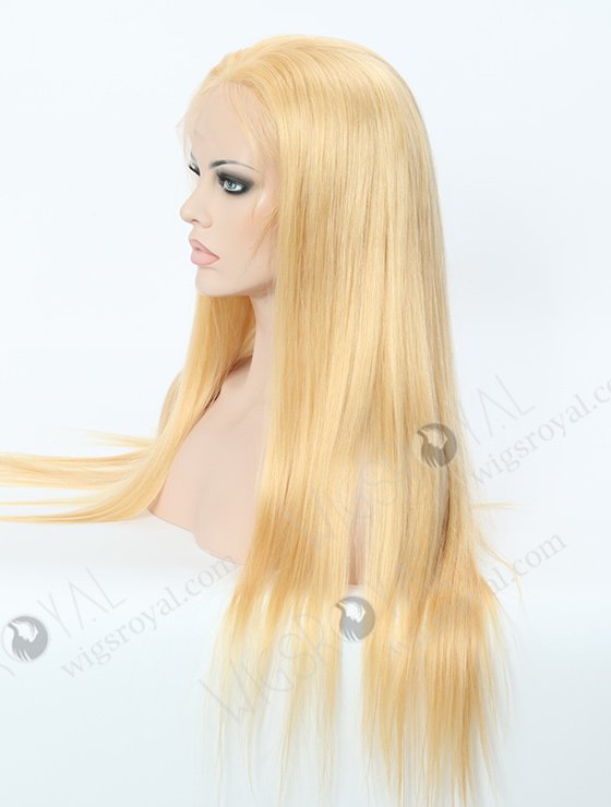 Silky Straight Long Blonde Human Hair Wig WR-LW-037-1579