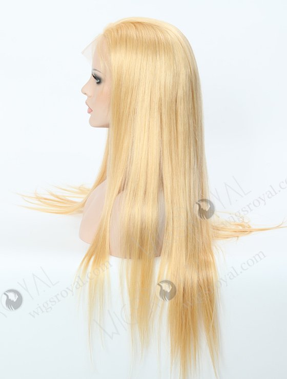 Silky Straight Long Blonde Human Hair Wig WR-LW-037-1582