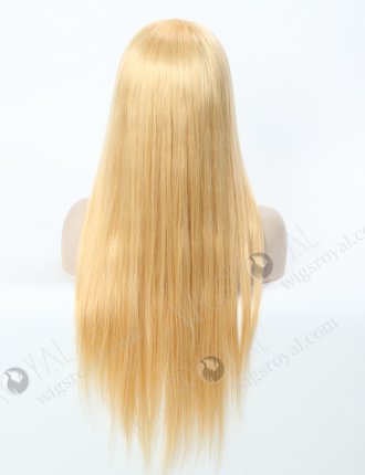 Silky Straight Long Blonde Human Hair Wig WR-LW-037
