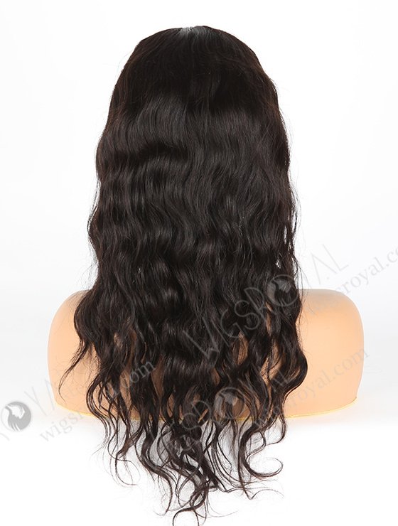 In Stock Malaysian Virgin Hair 16" Natural Straight Natural Color Silk Top Glueless Wig GL-03043-1401