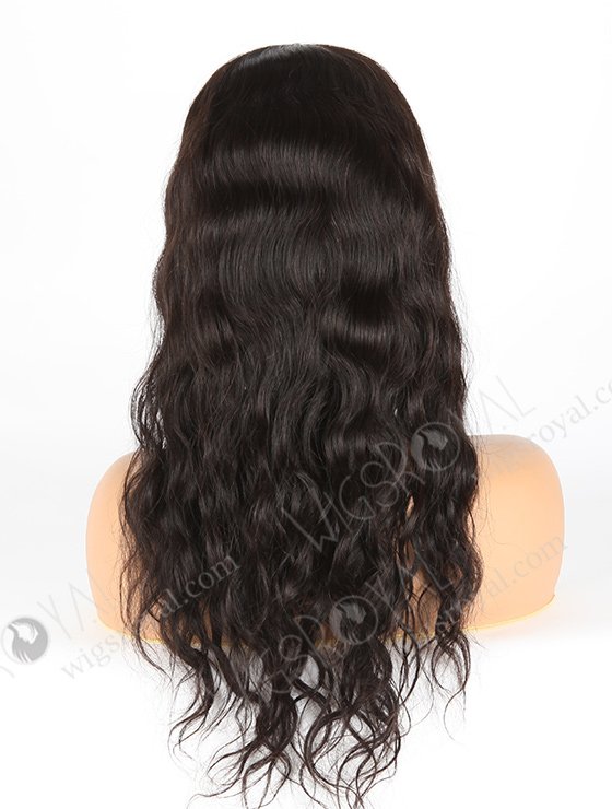 In Stock Malaysian Virgin Hair 18" Natural Straight Natural Color Silk Top Glueless Wig GL-03025-1411