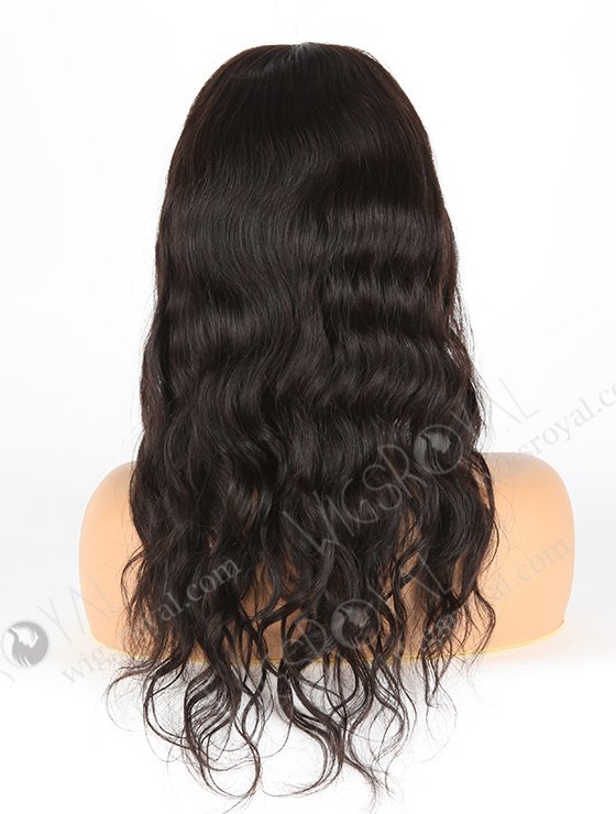 In Stock Malaysian Virgin Hair 16" Natural Straight Natural Color Silk Top Glueless Wig GL-03021-1393