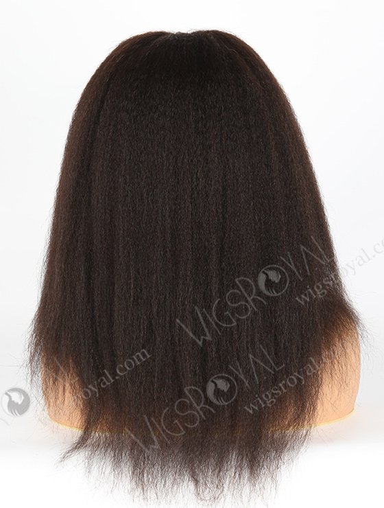 In Stock Malaysian Virgin Hair 14" Italian Yaki Natural Color Silk Top Glueless Wig GL-03030-1359