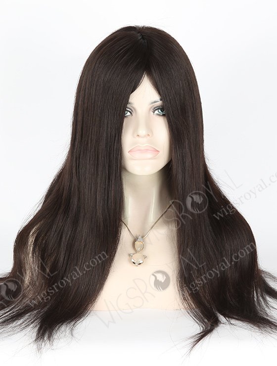 In Stock Malaysian Virgin Hair 20" Straight Natural Color Silk Top Glueless Wig GL-03028-1488