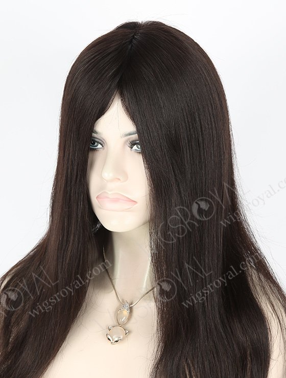 In Stock Malaysian Virgin Hair 20" Straight Natural Color Silk Top Glueless Wig GL-03028-1494