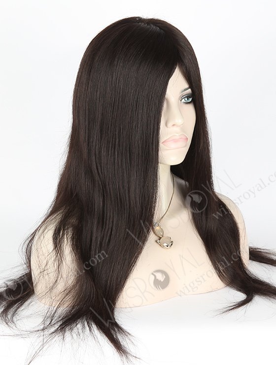 In Stock Malaysian Virgin Hair 20" Straight Natural Color Silk Top Glueless Wig GL-03028-1493