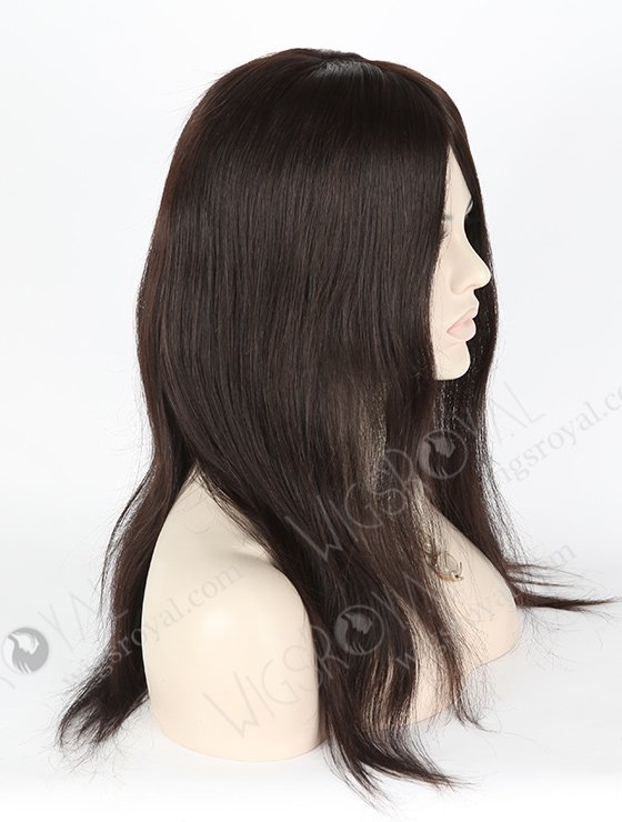 In Stock Malaysian Virgin Hair 16" Straight Natural Color Silk Top Glueless Wig GL-03020-1447