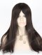 In Stock Malaysian Virgin Hair 18" Straight Natural Color Silk Top Glueless Wig GL-03027